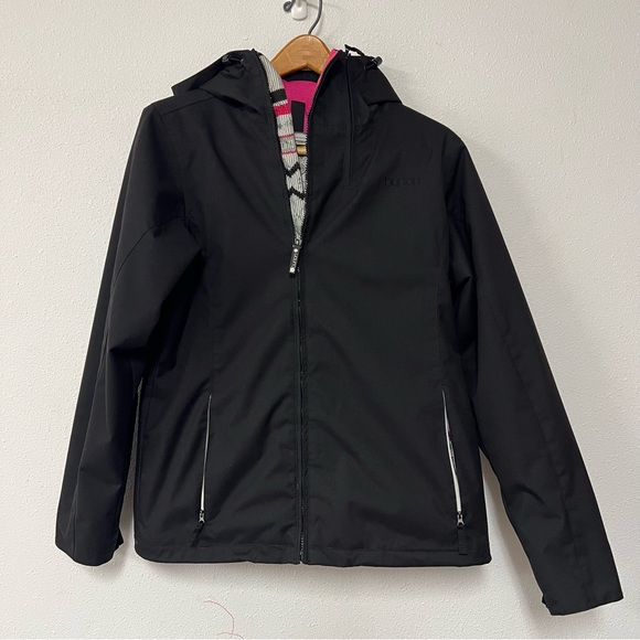 Burton Ladies Black and Pink Snowboard Winter Snow Coat Jacket Size Large - Picture 2 of 11